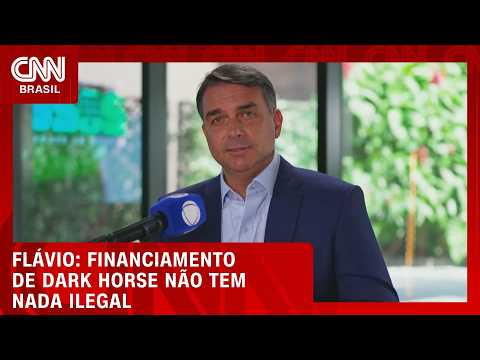 “Nada há nada de errado”, diz Flávio sobre financiamento de Dark Horse | LIVE CNN