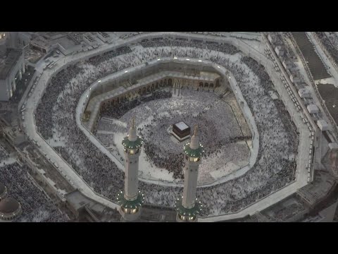 TIMELAPSE: Muslim worshippers perform Tawaf and pray around the Kaaba in Mecca's Grand Mosque | AFP
