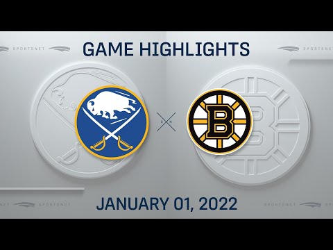 NHL Highlights | Sabres vs. Bruins - Jan 1, 2022