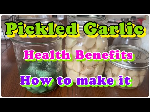 How to make Pickled Garlic | Green Garlic #pickledgarlic #garlic #bloodpressureproblems