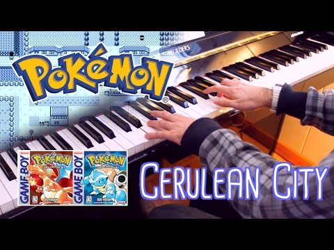 🎵 Cerulean City (Pokémon Red and Blue) ~ Piano cover w/ Sheet Music!