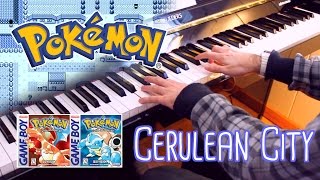 🎵 Cerulean City (Pokémon Red and Blue) ~ Piano cover w/ Sheet Music!