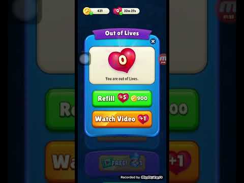 The Smurfs Magic Match Level 297 - Fail