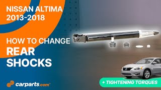How to replace the Rear Shocks 2013-2018 Nissan Altima 🚗