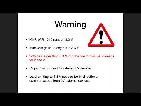 Overview of the Arduino MKR WIFI 1010 | IoT Internet of Things Full course #8