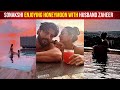 Sonakshi Sinha Enjoying Honeymoon At Maldives With Husband Zaheer Iqbal After Marriage