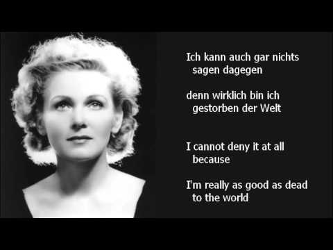 Schwarzkopf - "Ich bin der Welt abhanden gekommen" (Mahler - Rückert-Lieder)