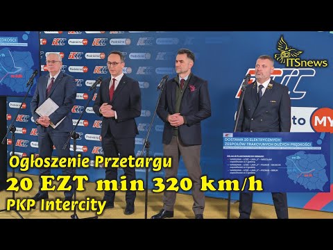 PKP Intercity ogłasza przetarg na superszybkie pociągi 20 EZT Kolej Dużych Prędkości