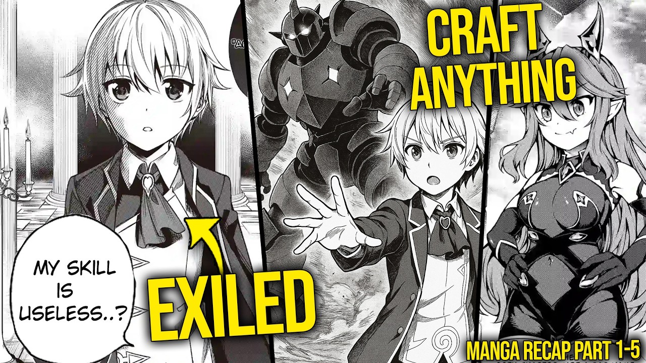 Exiled Noble Given ‘Useless’ Skills of Appraisal & Alchemy Builds A New Kingdom | Manga Recap