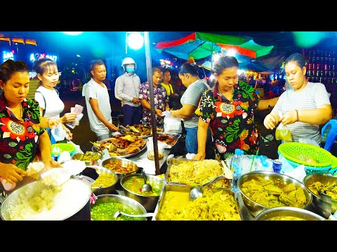 Popular Quick Home Dinners in Kandal Market, Cheap but Delicious! Less Than $1 Cambodian Street Food
