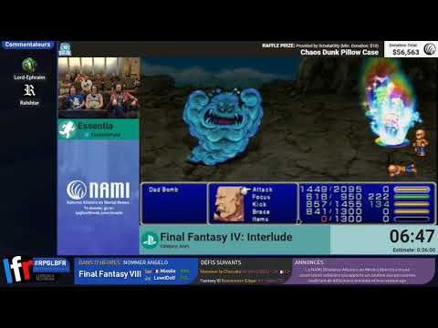 Final Fantasy IV: Interlude en 31:14 (Any%) [RPGLB2018]