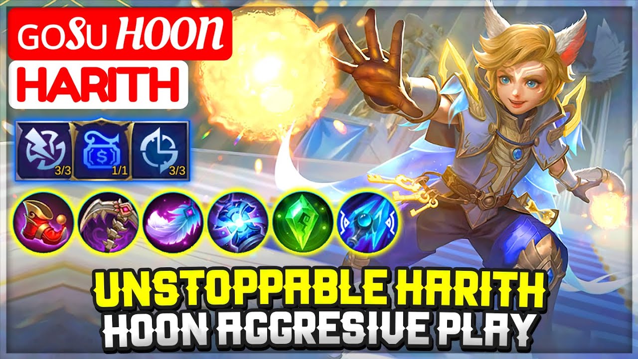 <h1 class=title>Unstoppable Harith, Hoon Aggresive Play [ ɢᴏsᴜ Hoon Harith ] Mobile Legends</h1>