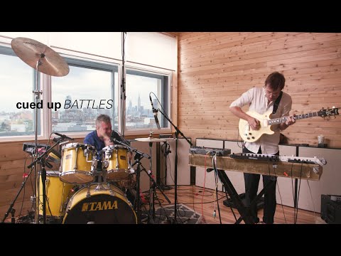 BATTLES performs "Titanium 2 Step" and "Fort Greene Park" Live in Brooklyn | Cued Up