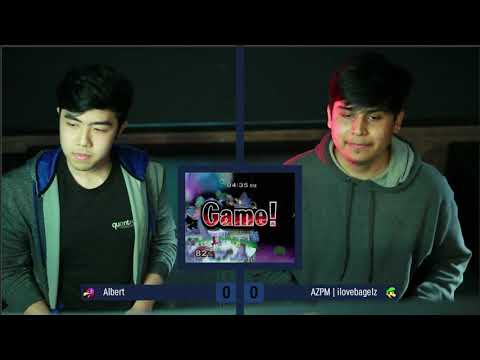 NMA2 - Albert (Falco) VS AZPM | ilovebagelz (Luigi) - SSBM Top 32 - Winners Quarters