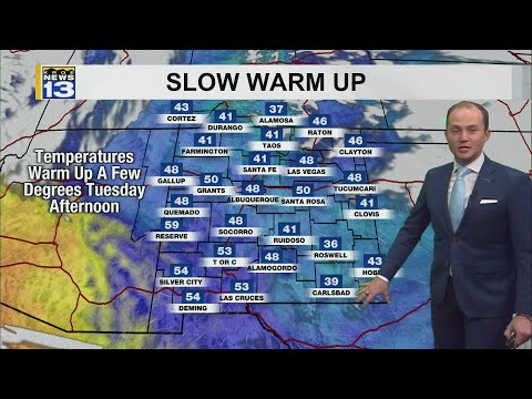 New Mexico slowly warming up after this weekend's winter storm