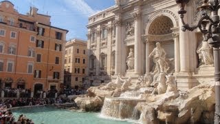 preview picture of video 'A 5th COURSE OF ROMA THERAPY (5/5) - THE TREVI FOUNTAIN & THE SPANISH STEPS'
