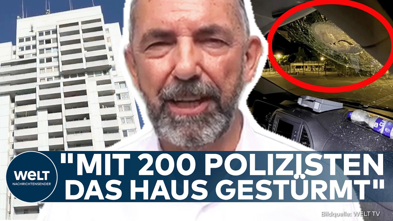 KIEL: Nach Steinwurf auf Streifenwagen! "Mit 200 Polizisten das Haus gestürmt" Bewohner geben DNA ab