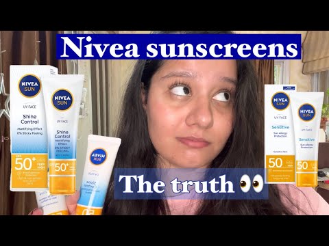 Nivea sunscreens’ brutally honest review || Dr. Rakshita