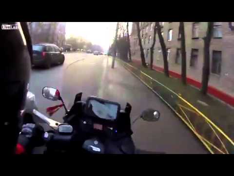 Wypadek motocyklisty