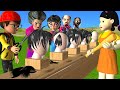 Squid Game Vs Scary Teacher 3D Trying Cut Miss T Hair 5 Times Challenge Miss T Vs Granny Loser