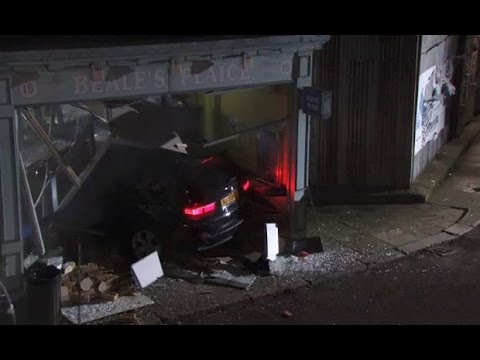 EastEnders - Michelle Crashes into the Chippy (28th March 2017)
