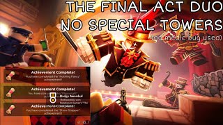 Download lagu The Final Act EVENT Duo No Special Towers [NO BUGS] | Tower Defense Simulator mp3