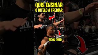 É ISSO QUE ACONTECE QUANDO UM MAURICINHO TENTA ENSINAR O HOMEM MAIS FORTE DO BRASIL A TREINAR!