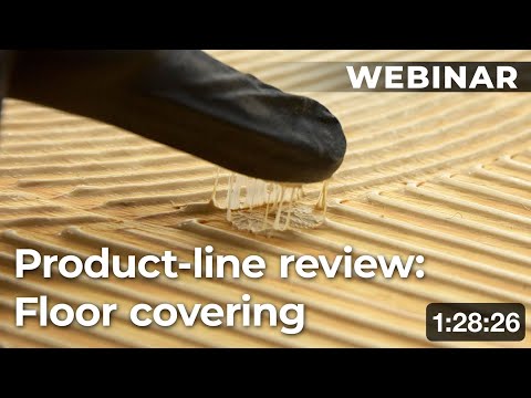MAPEI Webinar – Floor Covering Installation Systems product-line review