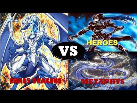 YGOPRO 2 Link Duels - Chaos Dragon vs Metaphys and Heroes