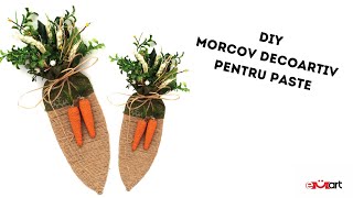 DIY MORCOV DECOARTIV PENTRU PASTE 