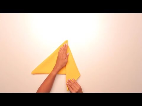 Shakey's Video: How To Fold The Perfect Butterfly Napkin