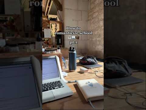 how to romanticize school 🖤 #shorts #summer #howto