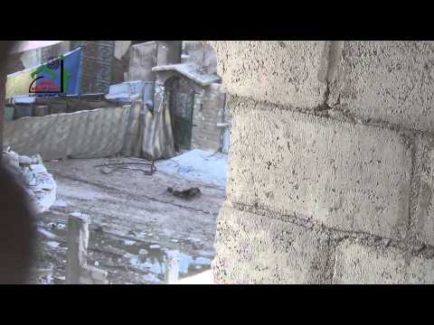 استهداف كتيبة المقداد بن عمرو بقاذف آر بي جي 7 تحصينات قوات النظام في مدينة داريا في ريف دمشق