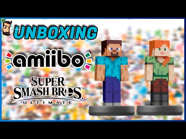 Vídeo relacionado con Nintendo Amiibo: Super Smash Bros. Collection - Steve/Alex (Minecraft) - No. 89 (Double Pack) (Multi)