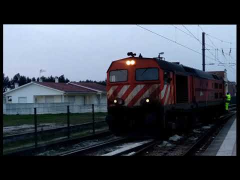 Comboios no Louriçal - 21fev19