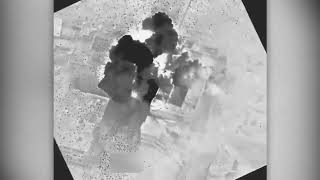 NATO: AL BAB/Syria: 2-17-17. Apache's Demolish Building Killing Dozens of Wahhabi Fighters.