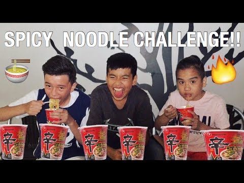 SPICY NOODLE CHALLENGE FT. LUKE & AJ !!! **EXTREMELY SPICY** || TEAM YEY BOYS