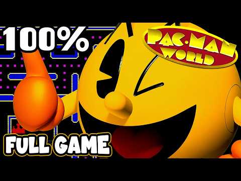 Pac-Man World FULL GAME 100% Longplay (PS1)