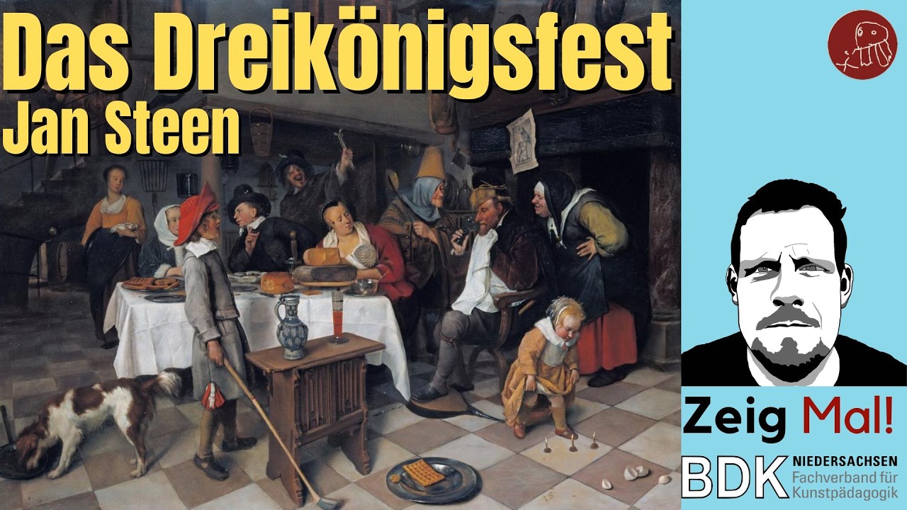 Jan Steen: "Das Dreikönigsfest" (1661) - Chaos und Moral in der Malerei des Goldenen Zeitalters