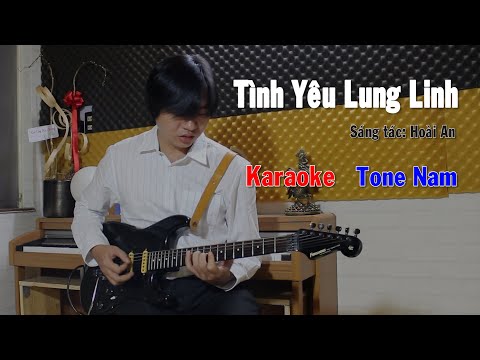 Tình Yêu Lung Linh - Tone Nam - Beat Tuấn Hưng - Karaoke NBC