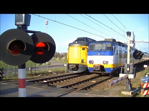 Spoorwegovergang Helmond Brandevoort // Dutch railroad crossing