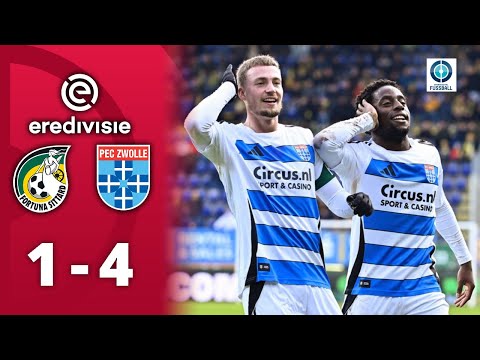 Vente-Doppelpack! Zwolle zerlegt Sittard mit 4:1 | Fortuna Sittard - PEC Zwolle