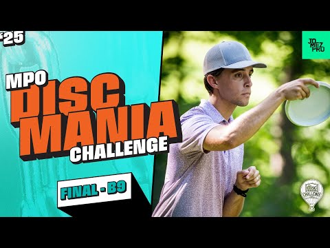 2025 Discmania Challenge | MPO FINALB9 | Aderhold, Heimburg, Robinson, Smith | Jomez Disc Golf