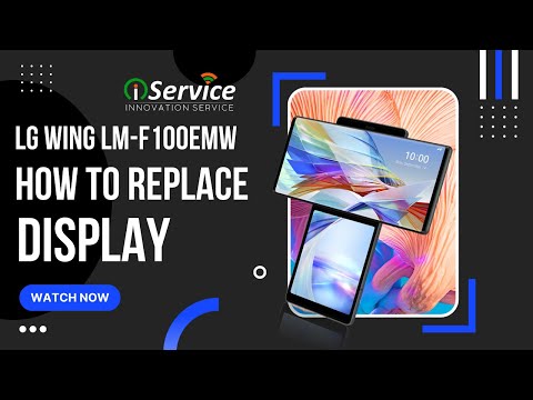 How to Replace Display LG WING LM-F100EMW | LG Wing Top Screen Replacement | Part 1