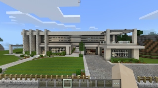 Visite d'une villa de luxe Minecraft Pocket Edition