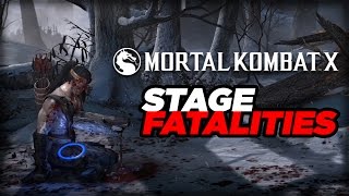 Stage Fatalities - Mortal Kombat X Gameplay