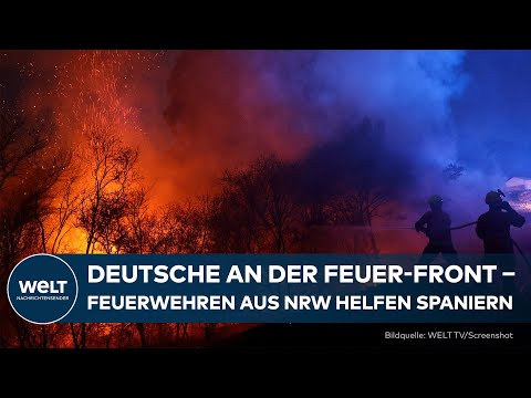 Video Thumbnail: SPANIEN: Feuer außer Kontrolle – Hoffnung kommt durch Hilfe aus NRW und Niedersachsen