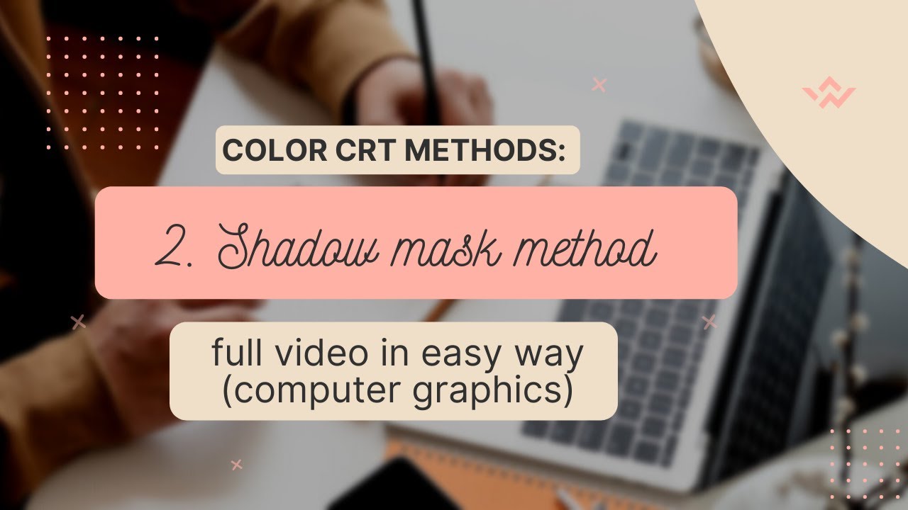 shadow mask method || color crt method || computer graphics || KeepLearning