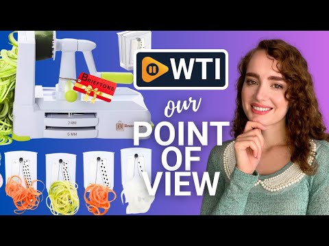 Brieftons 5-Blade Vegetable Spiralizer - WTI product video review