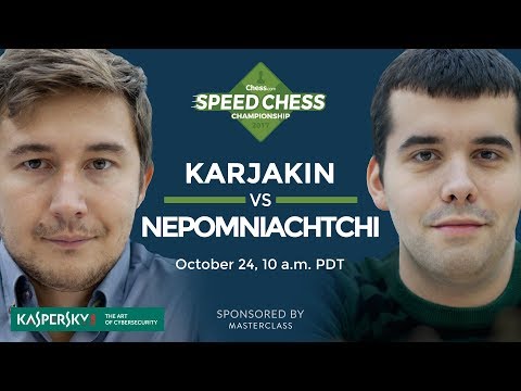 Speed Chess Championship: Sergey Karjakin Vs Ian Nepomniachtchi